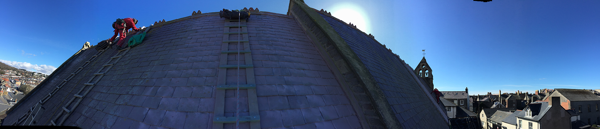 Church roof restoration